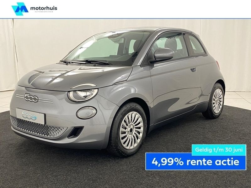 Grijs Gebruikt 2023 Fiat 500e Action Hatchback | € 18.890 (Eerlijke prijs) - Afbeelding 1/4