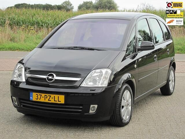 Zwart Gebruikt 2005 Opel Meriva Cosmo MPV | € 4.250 (Iets duurder) - Afbeelding 1/4