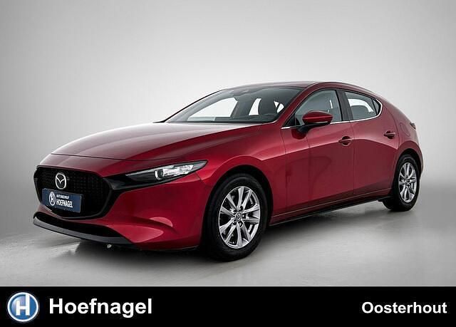 Rood Occasion 2021 Mazda 3 Inclusive Hatchback | € 20.900 (Eerlijke prijs) - Afbeelding 1/3