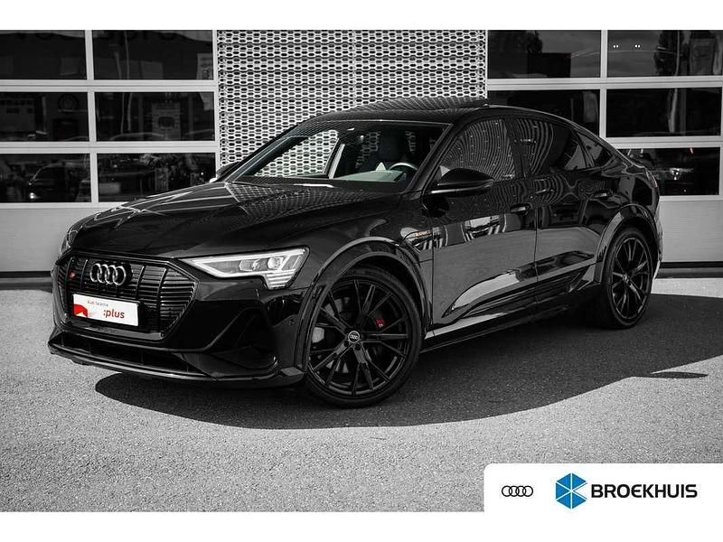 Zwart Gebruikt 2020 Audi e-tron S-Line SUV | € 44.900 (Eerlijke prijs) - Afbeelding 1/4