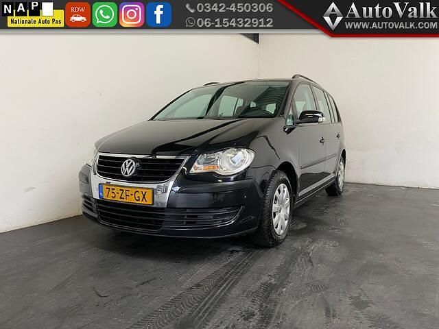 Zwart Occasion 2008 VW Touran MPV | € 2.949 (Goede deal) - Afbeelding 1/4