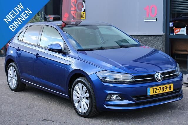 Blauw Gebruikt 2018 VW Polo Comfortline Hatchback | € 13.940 (Duur) - Afbeelding 1/4