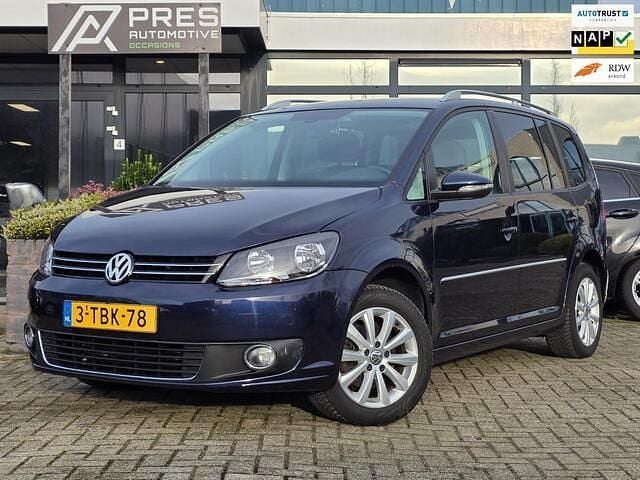 Occasion VW Touran Highline 105 PK (77 kW) 2014 Blauw (metallic) MPV