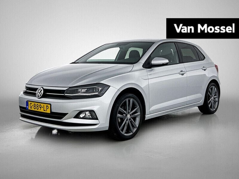 Grijs Gebruikt 2019 VW Polo Highline Hatchback | € 19.900 (Eerlijke prijs) - Afbeelding 1/4