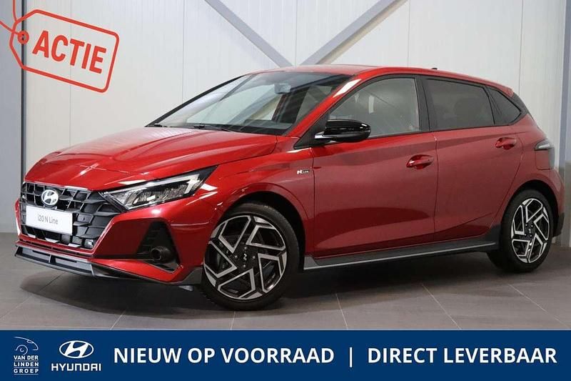 Rood Nieuw 2025 Hyundai i20 N Line Hatchback | € 31.968 (Eerlijke prijs) - Afbeelding 1/4