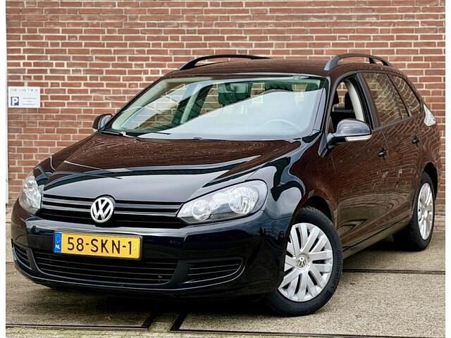 Zwart (metallic) Gebruikt 2011 VW Golf VI Trendline Hatchback | € 3.950 (Super prijs) - Afbeelding 1/4
