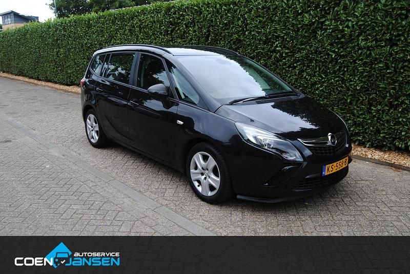 Zwart Gebruikt 2013 Opel Zafira Tourer MPV | € 3.950 (Eerlijke prijs) - Afbeelding 1/4