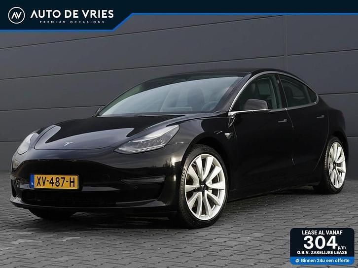 Zwart Occasion 2019 Tesla Model 3 Long Range AWD Sedan | € 17.850 (Eerlijke prijs) - Afbeelding 1/4