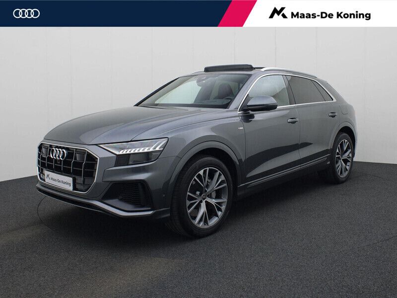 Grijs Gebruikt 2022 Audi Q8 S-Line SUV | € 76.940 (Goede deal) - Afbeelding 1/4