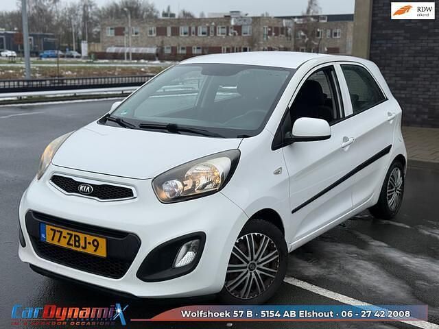 Wit Occasion 2012 Kia Picanto Comfort Hatchback | € 3.999 (Eerlijke prijs) - Afbeelding 1/4