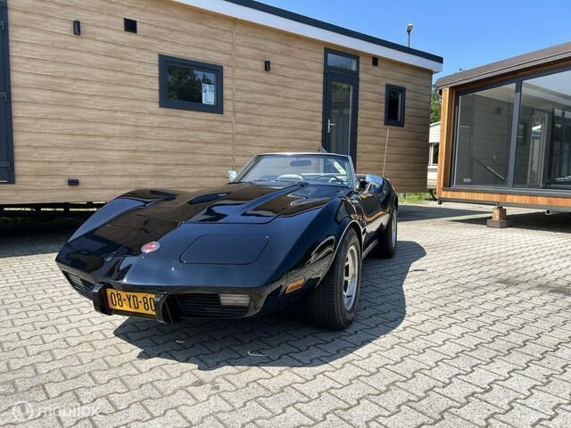 Zwart Gebruikt 1974 Chevrolet Corvette Stingray Cabriolet | € 29.950 - Afbeelding 1/4