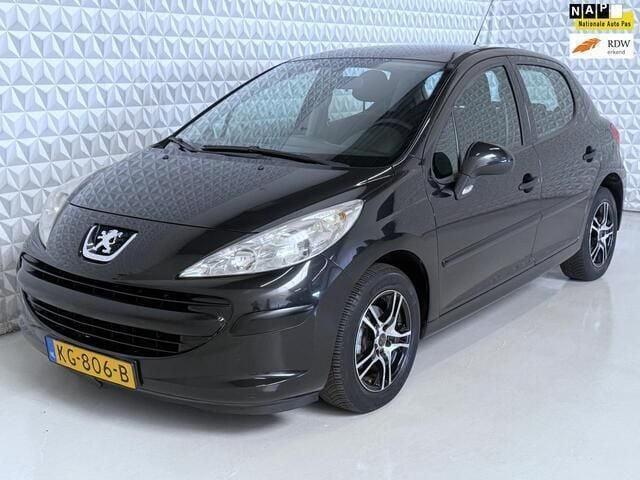 Zwart Gebruikt 2007 Peugeot 207 Hatchback | € 2.499 (Eerlijke prijs) - Afbeelding 1/4