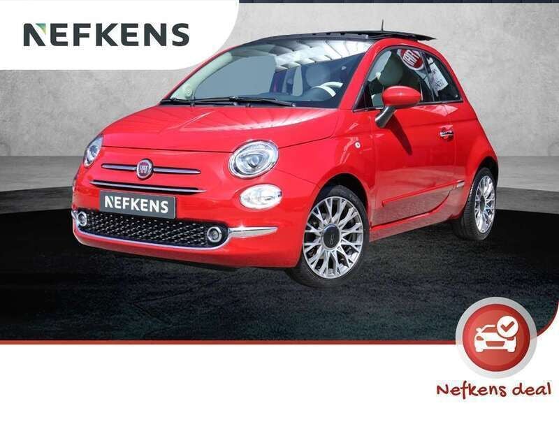 Rood Gebruikt 2019 Fiat 500 Lounge Hatchback | € 12.425 (Eerlijke prijs) - Afbeelding 1/3