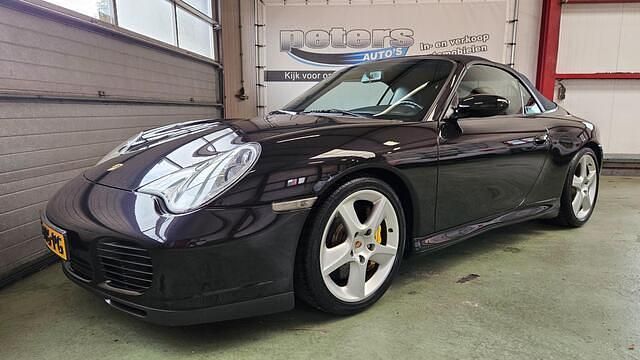 Zwart Gebruikt 2004 Porsche 911 Carrera 4S Cabriolet Cabriolet | € 54.650 (Eerlijke prijs) - Afbeelding 1/4