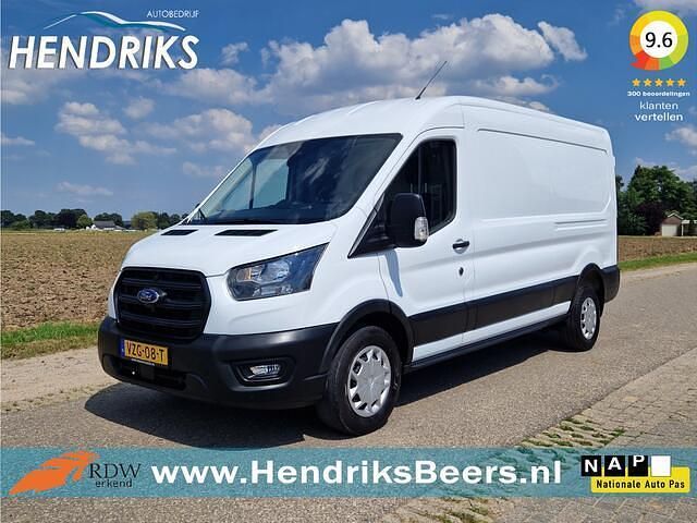 Wit Gebruikt 2022 Ford Transit Trend Van | € 22.995 (Eerlijke prijs) - Afbeelding 1/4