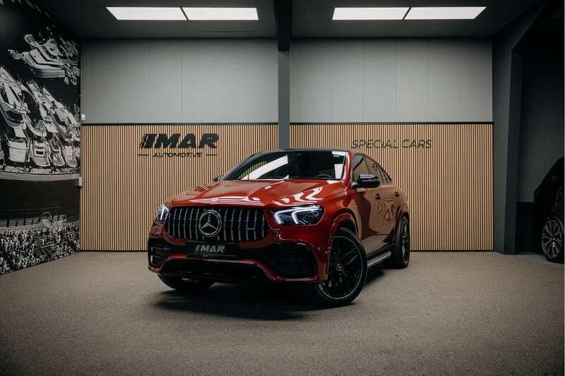 Rood, metallic lak Gebruikt 2021 Mercedes GLE53 AMG Premium Plus Coupé | € 109.950 (Eerlijke prijs) - Afbeelding 1/4