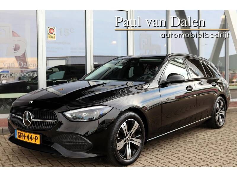 Zwart Gebruikt 2022 Mercedes C200 Business Stationwagen | € 37.900 (Eerlijke prijs) - Afbeelding 1/4