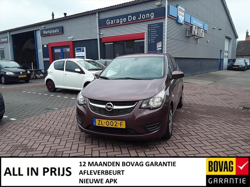 Rood Gebruikt 2019 Opel Karl Edition Hatchback | € 9.350 (Eerlijke prijs) - Afbeelding 1/4