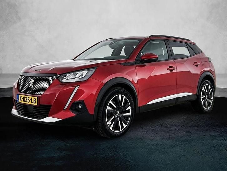 Rood Occasion 2021 Peugeot 2008 Allure SUV | € 18.820 (Eerlijke prijs) - Afbeelding 1/4