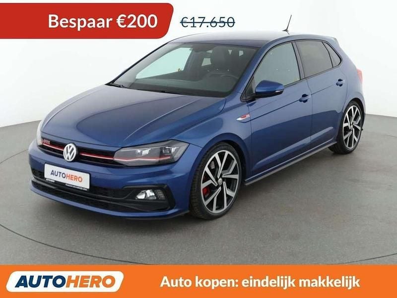 Blauw Occasion 2019 VW Polo GTI Hatchback | € 17.649 (Super prijs) - Afbeelding 1/3