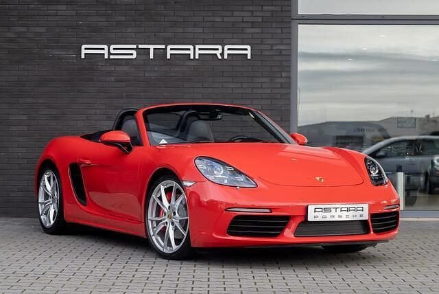 Rood Occasion 2016 Porsche 718 Boxster S Cabriolet | € 65.800 - Afbeelding 1/4