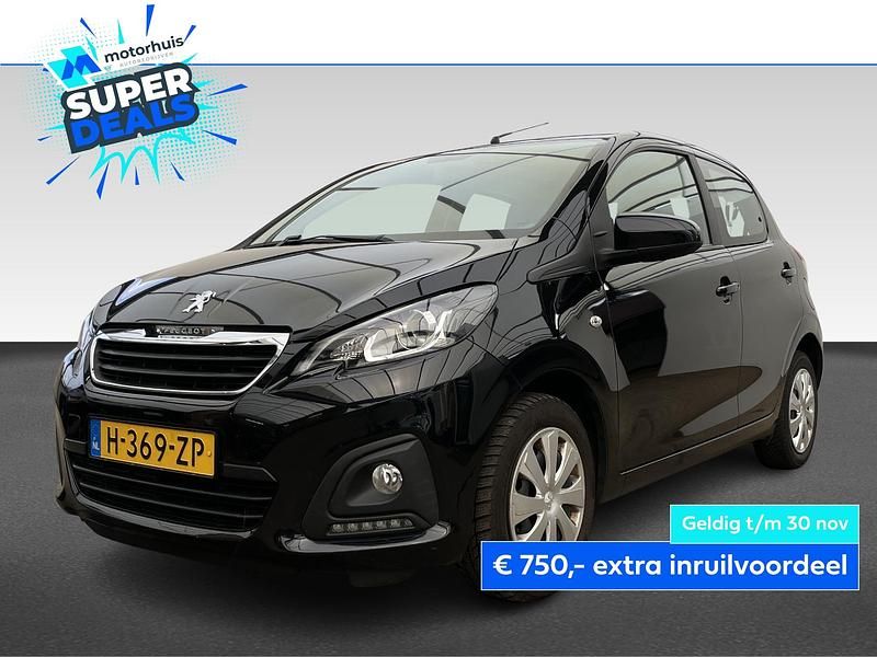 Zwart Gebruikt 2020 Peugeot 108 Active Hatchback | € 7.995 (Eerlijke prijs) - Afbeelding 1/4