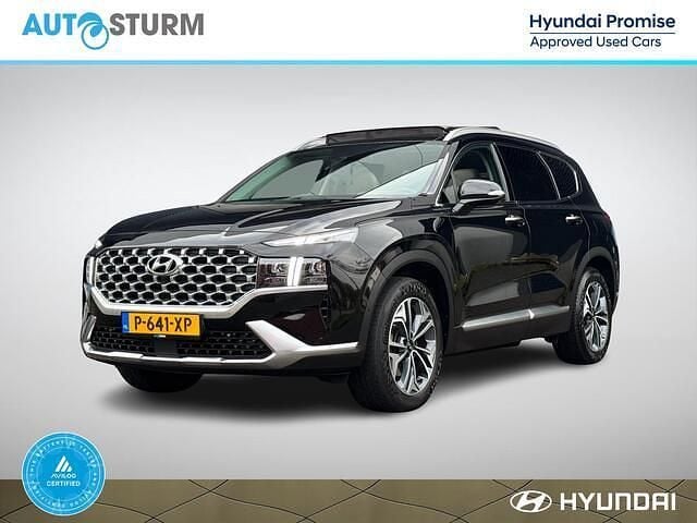 Zwart Gebruikt 2022 Hyundai Santa Fe Premium SUV | € 31.950 (Goede deal) - Afbeelding 1/4