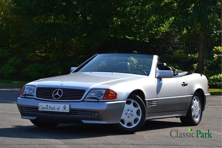 Zilver Occasion 1993 Mercedes SL300 Cabriolet | € 19.900 - Afbeelding 1/4