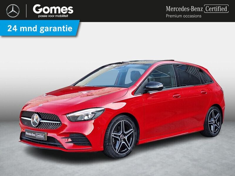 Rood Gebruikt 2019 Mercedes B180 AMG MPV | € 26.950 (Eerlijke prijs) - Afbeelding 1/4