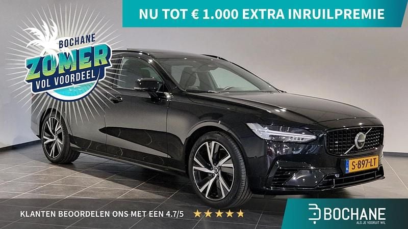 Zwart Gebruikt 2023 Volvo V90 Ultimate Stationwagen | € 47.045 (Eerlijke prijs) - Afbeelding 1/4