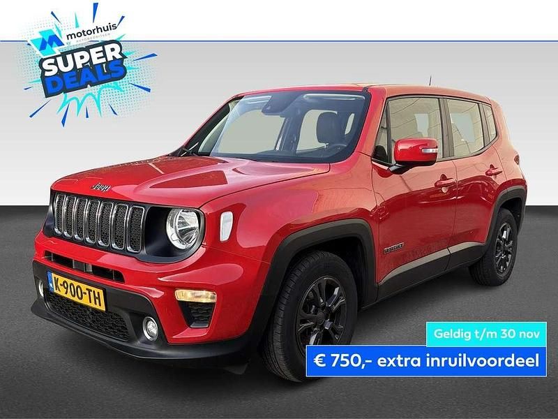 Rood Gebruikt 2021 Jeep Renegade Limited SUV | € 18.995 (Eerlijke prijs) - Afbeelding 1/4