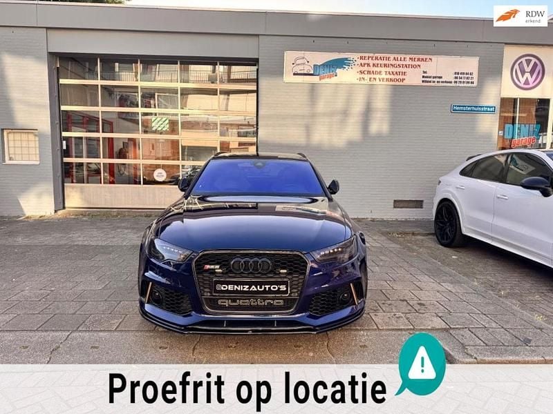 Blauw (metallic) Occasion 2013 Audi RS6 Proline Stationwagen | € 41.500 (Eerlijke prijs) - Afbeelding 1/4