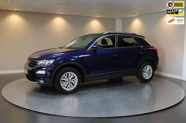 Blauw Gebruikt 2020 VW T-Roc Style SUV | € 18.940 (Eerlijke prijs) - Afbeelding 1/4