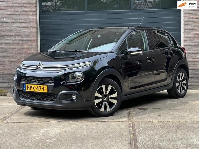 Zwart Gebruikt 2020 Citroën C3 Shine Hatchback | € 13.495 (Super prijs) - Afbeelding 1/4