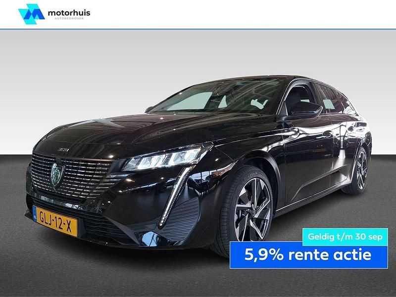 Zwart Gebruikt 2024 Peugeot 308 Allure Stationwagen | € 27.945 - Afbeelding 1/4