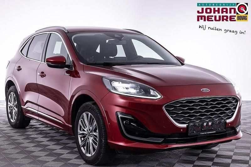 Rood Gebruikt 2022 Ford Kuga Vignale SUV | € 28.990 (Eerlijke prijs) - Afbeelding 1/4