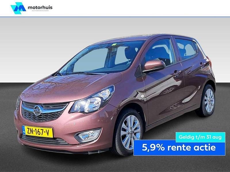 Rood, metallic lak Gebruikt 2019 Opel Karl Edition Hatchback | € 8.745 (Eerlijke prijs) - Afbeelding 1/4