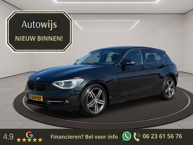 Zwart Gebruikt 2012 BMW 116 Sport Line Hatchback | € 8.795 (Eerlijke prijs) - Afbeelding 1/4