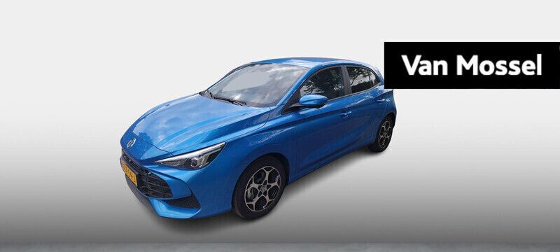 Blauw, metallic lak Gebruikt 2024 MG MG3 Luxury Hatchback | € 22.950 (Eerlijke prijs) - Afbeelding 1/4