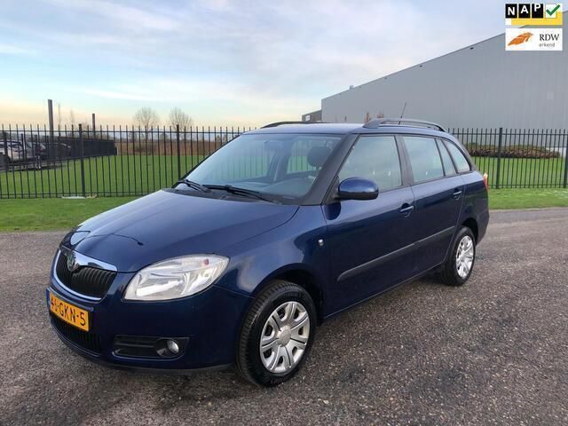 Blauw Gebruikt 2008 Skoda Fabia Ambiente Stationwagen | € 2.399 (Goede deal) - Afbeelding 1/4