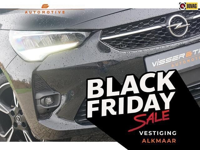 Zwart (metallic) Gebruikt 2021 Opel Corsa GS Line Hatchback | € 14.925 (Goede deal) - Afbeelding 1/4