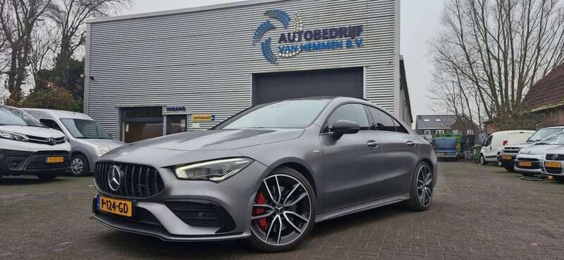 Grijs, andere lak Gebruikt 2020 Mercedes CLA45 AMG Premium Plus Sedan | € 44.500 - Afbeelding 1/4