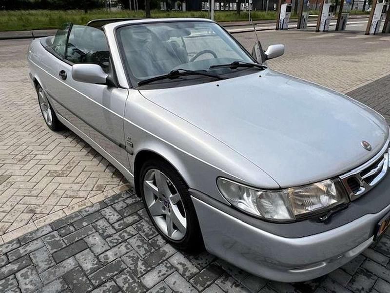 Zilver Gebruikt 2003 Saab 9-3 Cabriolet Cabriolet | € 4.750 - Afbeelding 1/4