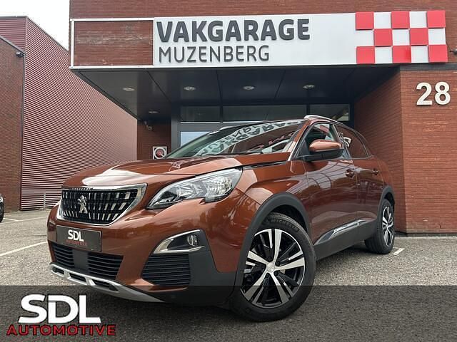 Bruin, metallic lak Gebruikt 2019 Peugeot 3008 Allure SUV | € 16.945 (Eerlijke prijs) - Afbeelding 1/4