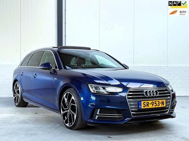 Occasion Audi A4 S-Line 191 PK (140 kW) 2018 Blauw Stationwagen