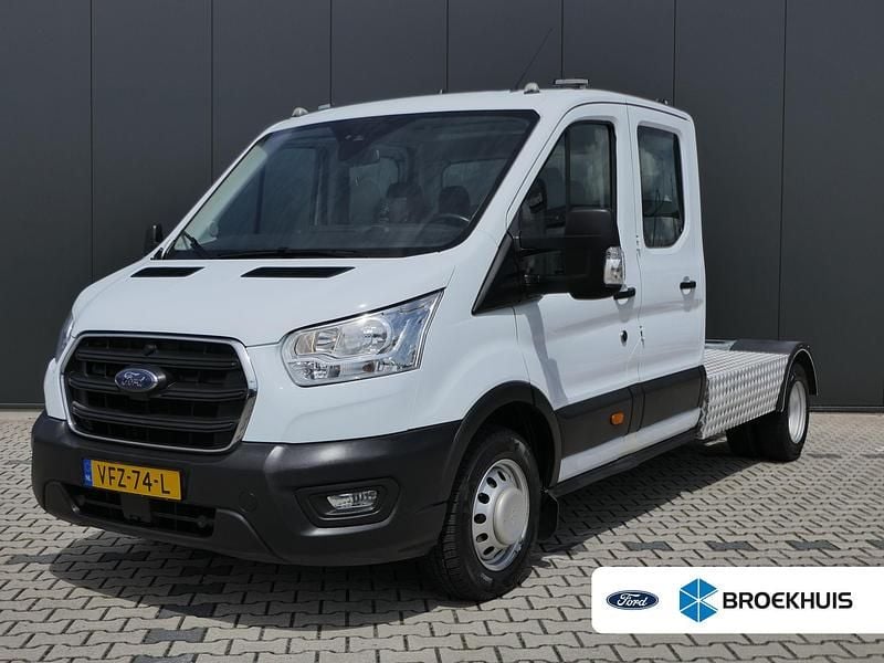 Wit Gebruikt 2020 Ford Transit Trend Van | € 20.772 (Duur) - Afbeelding 1/4
