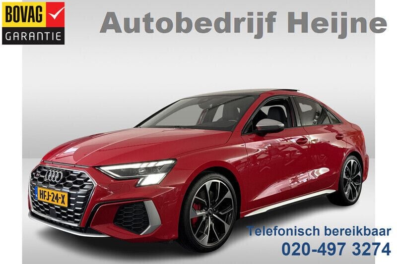 Rood Gebruikt 2022 Audi A3 S-Line Sedan | € 48.745 - Afbeelding 1/4