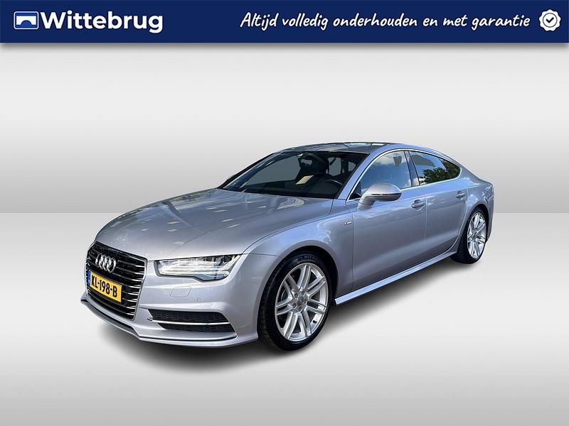 Grijs Gebruikt 2017 Audi A7 Proline Hatchback | € 26.950 (Eerlijke prijs) - Afbeelding 1/2
