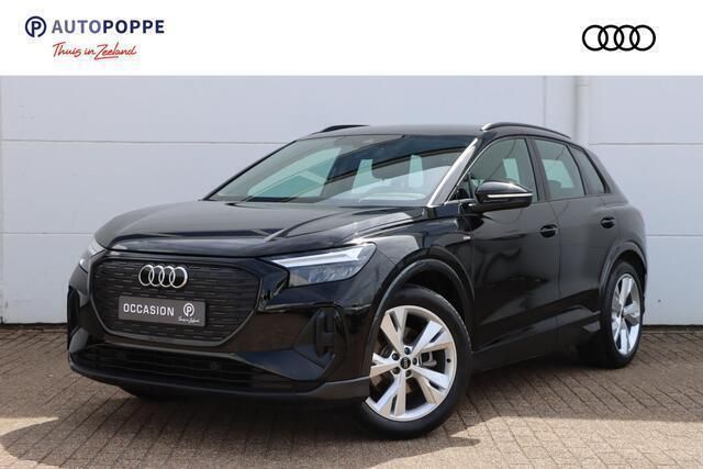 Zwartmythos zwart metallic Gebruikt 2023 Audi Q4 e-tron S-Line SUV | € 34.950 (Super prijs) - Afbeelding 1/4