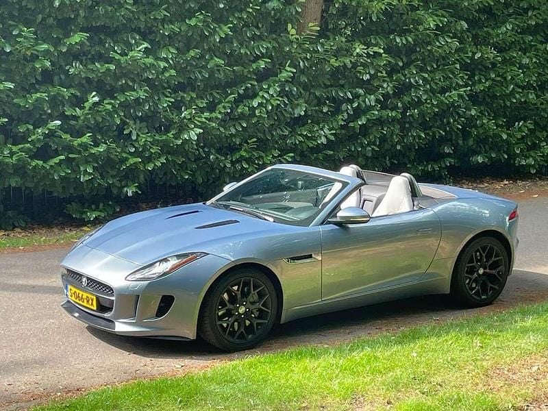Blauw Gebruikt 2014 Jaguar F-Type Cabriolet | € 35.750 (Super prijs) - Afbeelding 1/4